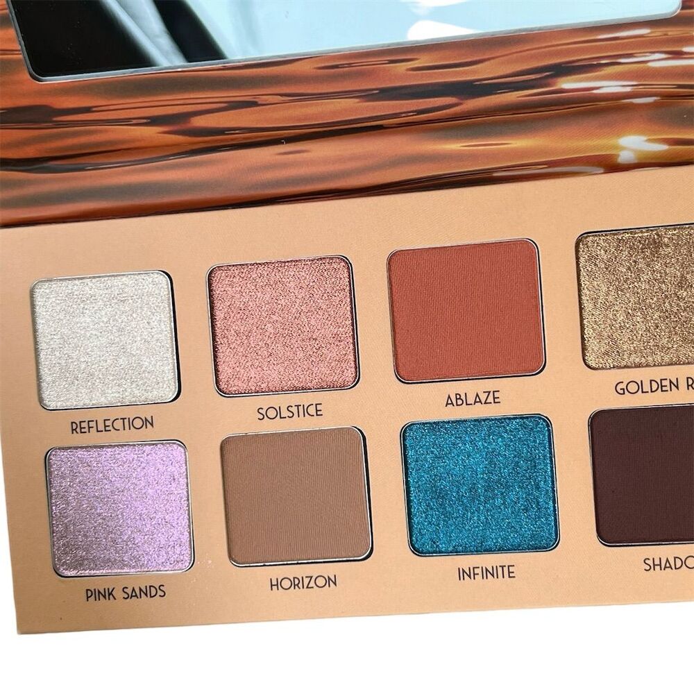 Beauty For Real Golden Hour Eyeshadow Palette Matte Blendable Compact